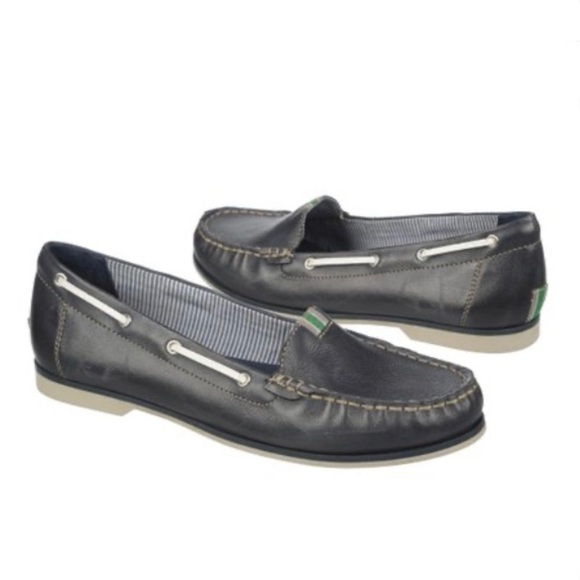 Natural Soul Navy & White Leather Astonish Loafer size 6 - Picture 2 of 13